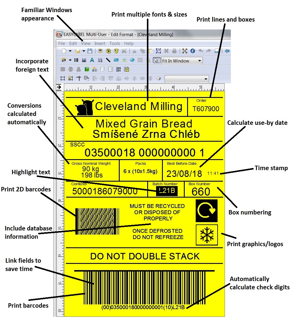 easy label manual